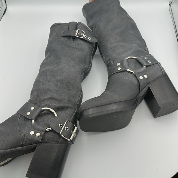 Jeffrey Campbell x Anthropologie Tall Boot Platform Western Boot Sz9.5 - Picture 7 of 16